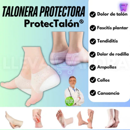 ProtecTalón® | Alivia el dolor, protege tus pies y camina con total comodidad en cualquier momento y lugar (¡Incluye un par de protectores!) ✨