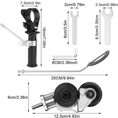 Convierte tu Taladro en una Cortadora de Metal Profesional con el Adaptador CorteX® – 🎁 Incluye guía de corte gratis