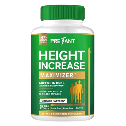 ⭐ Aumenta tu Estatura Naturalmente | Height Increase Maximizer® x 62 Capsulas | Precio especial Black friday