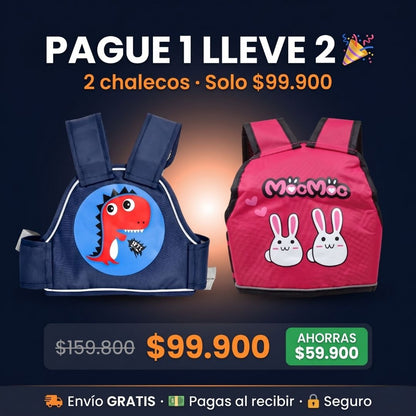 MotoSafe Kids™ | Cinturón de Seguridad para Niños en Moto — Pague 1 Lleve 2