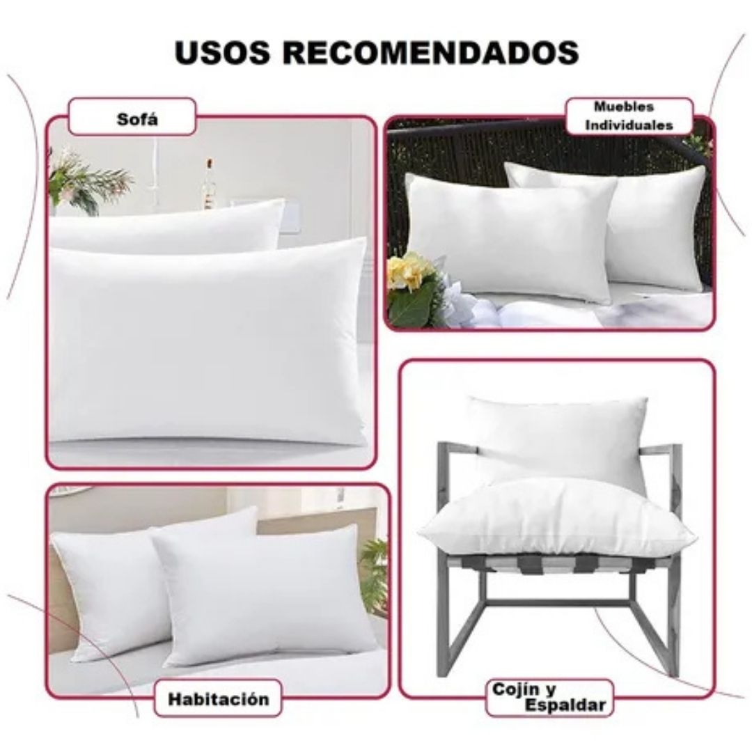 Duerme sin dolor y despierta renovado – Pack 4 Almohadas Premium Siliconadas GoodRest®💤 – Paga 2 Lleva 4