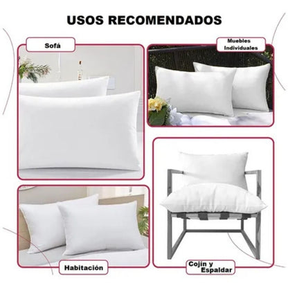Duerme sin dolor y despierta renovado – Pack 4 Almohadas Premium Siliconadas GoodRest®💤 – Paga 2 Lleva 4