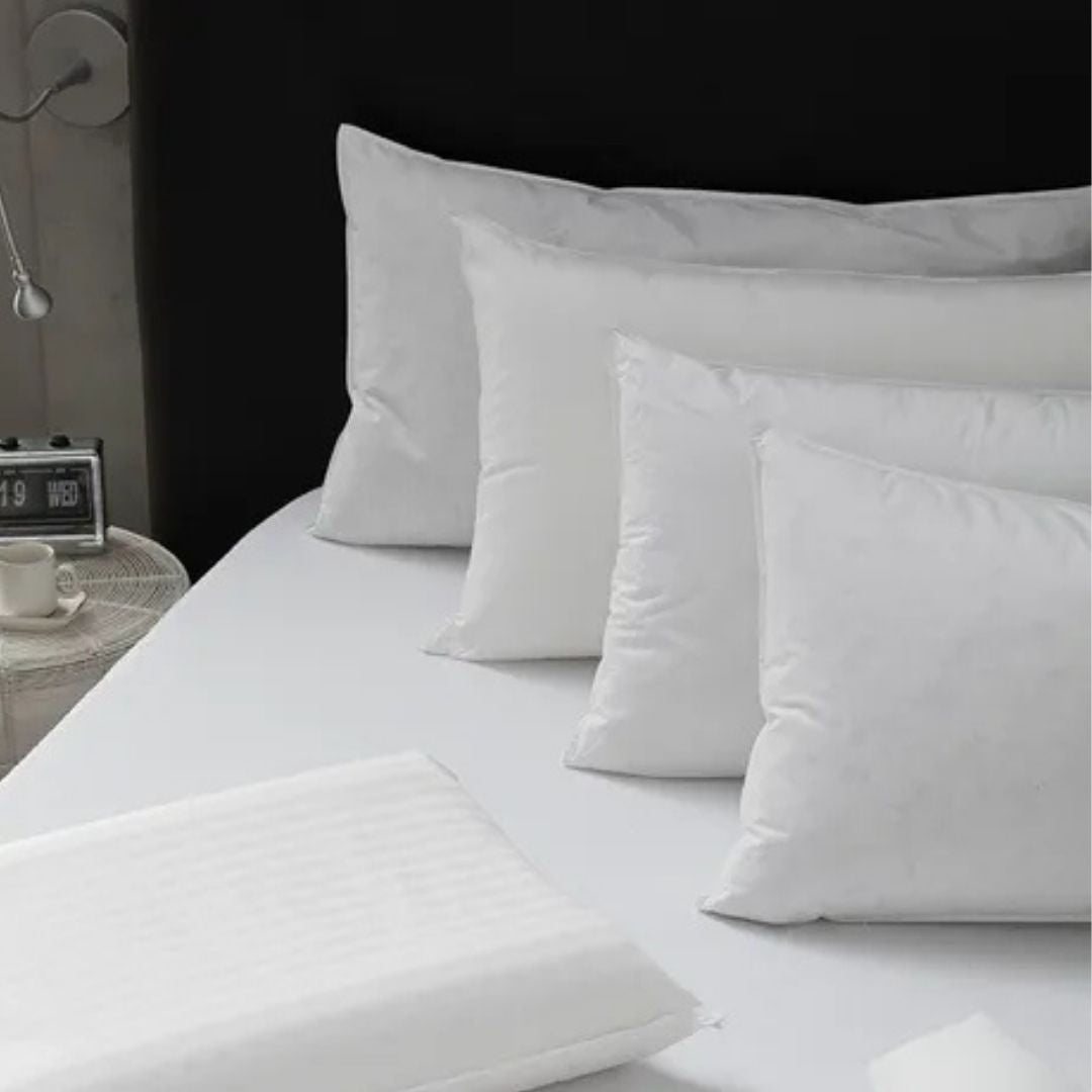 Duerme sin dolor y despierta renovado – Pack 4 Almohadas Premium Siliconadas GoodRest®💤 – Paga 2 Lleva 4