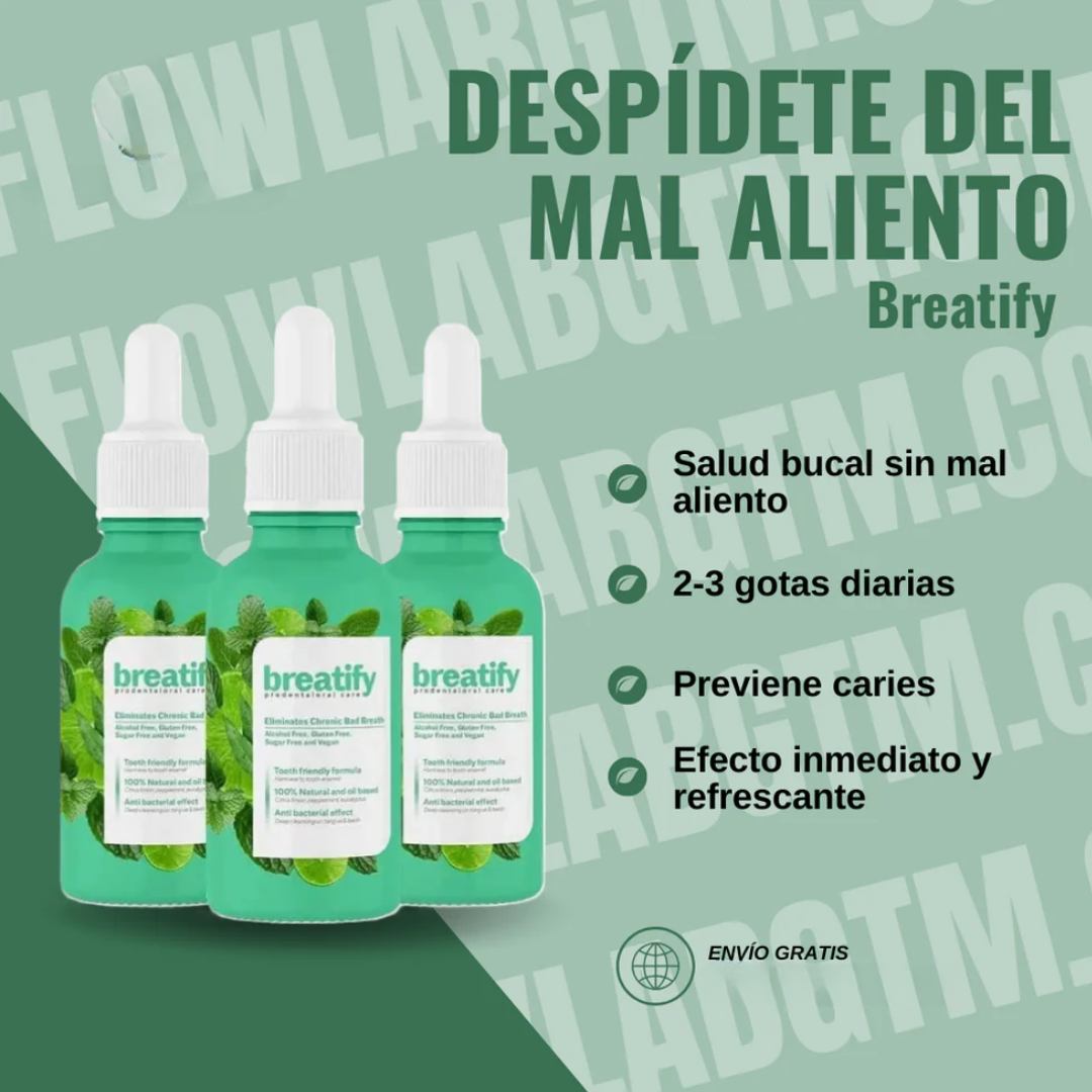 Habla Sin Miedo, Aliento Perfecto | Gotas Breatify®