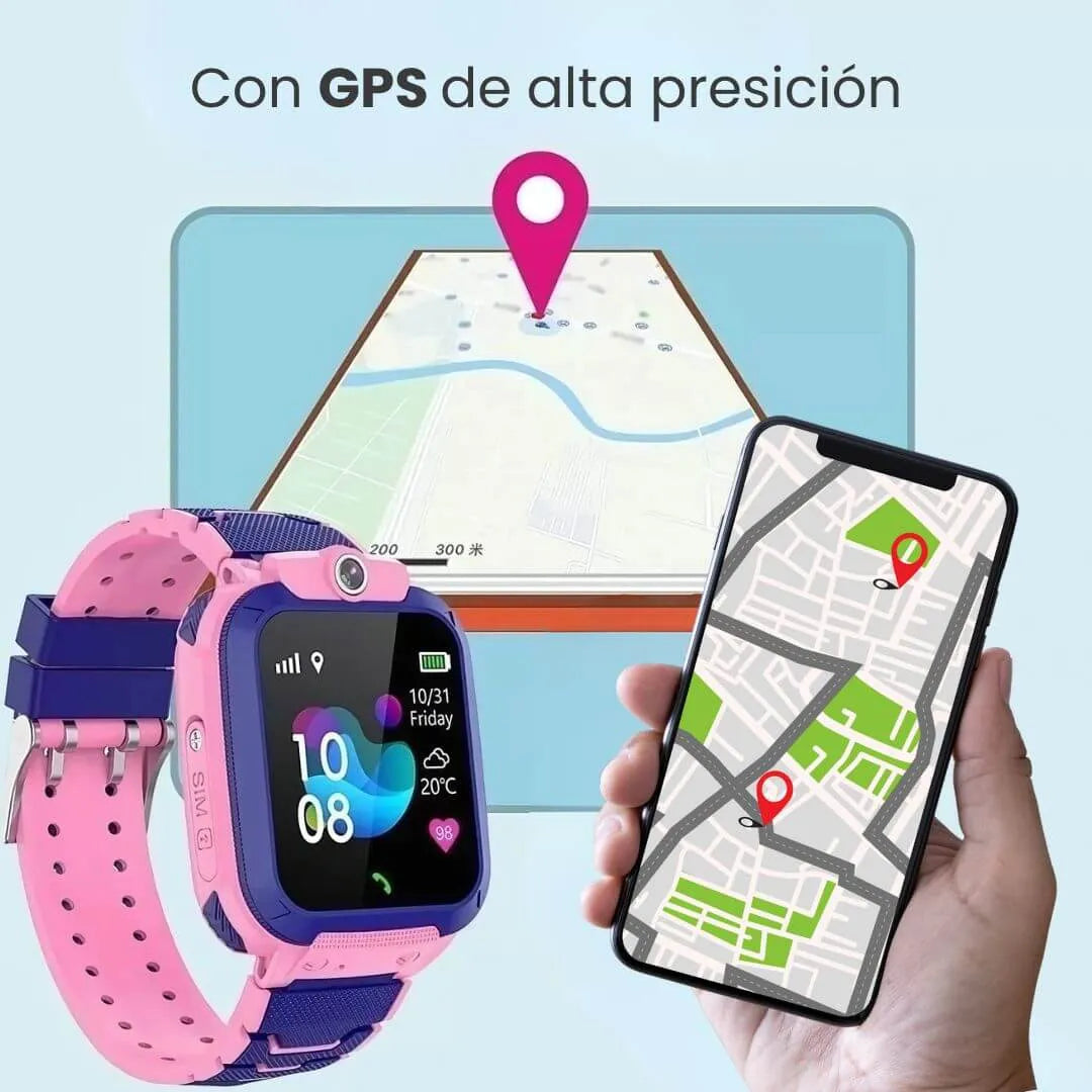 💖🧒 Mantén a tus hijo siempre seguros | Reloj Inteligente Q12®