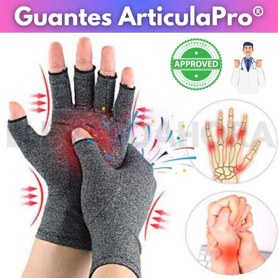 Guantes de compresión ArticulaPro® | Protección y alivio para tus articulaciones.   🎁 Incluye un eBook con ejercicios para aliviar el dolor en tus manos!