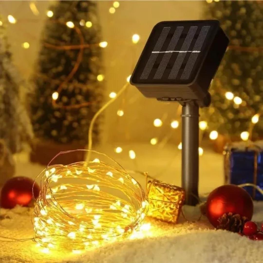 🎄 Decora tu Navidad sin gastar de más ✨ | Luces DecoLuz Solar® 20 mts