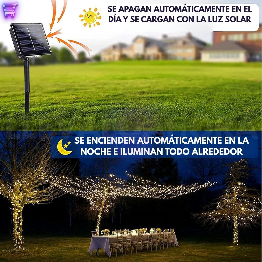 🎄 Decora tu Navidad sin gastar de más ✨ | Luces DecoLuz Solar® 20 mts