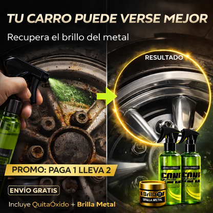 🔥 PAGA 1 LLEVAS 2 | QuitaÓxido ADDIO 250ml + Crema Brilla Metal GRATIS