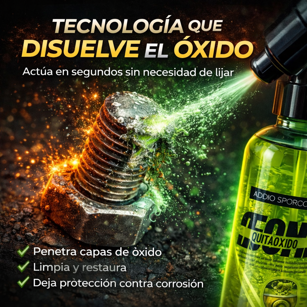 🔥 PAGA 1 LLEVAS 2 | QuitaÓxido ADDIO 250ml + Crema Brilla Metal GRATIS