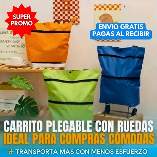 ✨ Organiza y transporta con facilidad | Carrito Plegable Lleva Todo®